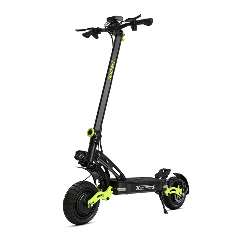 

1200W*2 Electric Scooter 60V 21Ah Dual Shock Absorption 70km/h Max Mileage 55-65km 11inch Off-road Tire Foldable Escooter