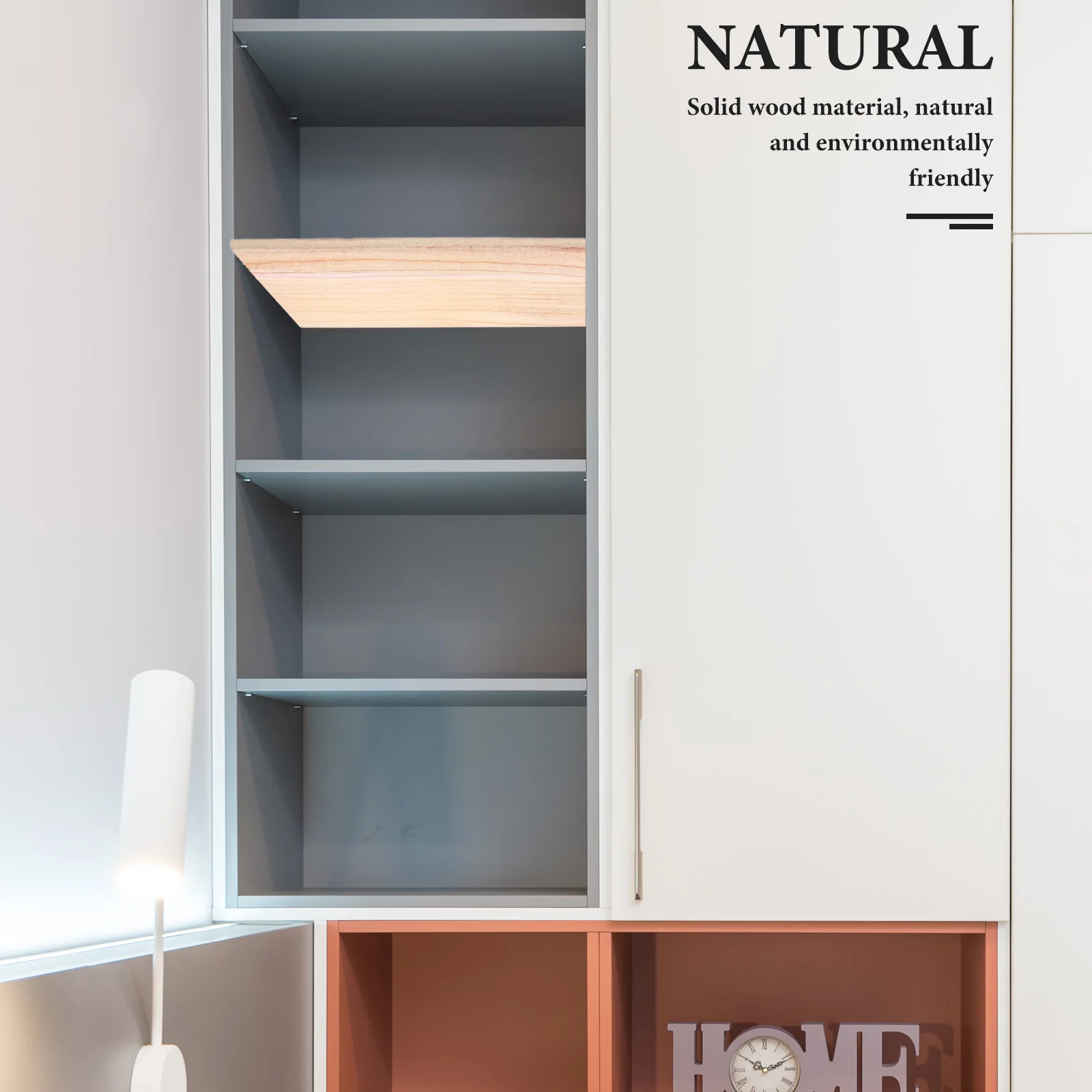 

Sturdy Rectangular Wood Plank for DIY Woodworking Projects Unfinished Solid Board Crafting Furniture Divider Shelf Material