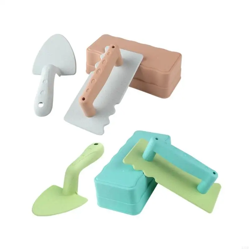 1 Set Summer Children Beach Sand Shovel Toys Sand Brick Mold For Parent-Child Interactive Toys Outdoor Seaside Beach Sand Toys