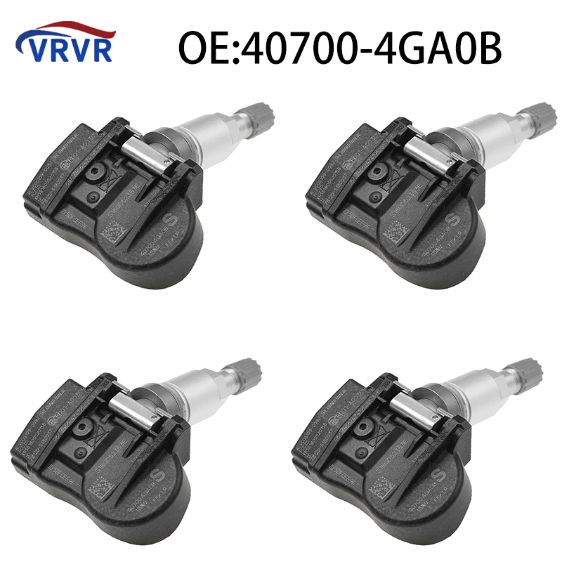 VRVR 40700-4GA0B 407004GA0B 315MHz Tire Pressure Sensor TPMS 407004GA0A For 2014 2015 Nissan Infiniti Q50 3.5L 3.7L