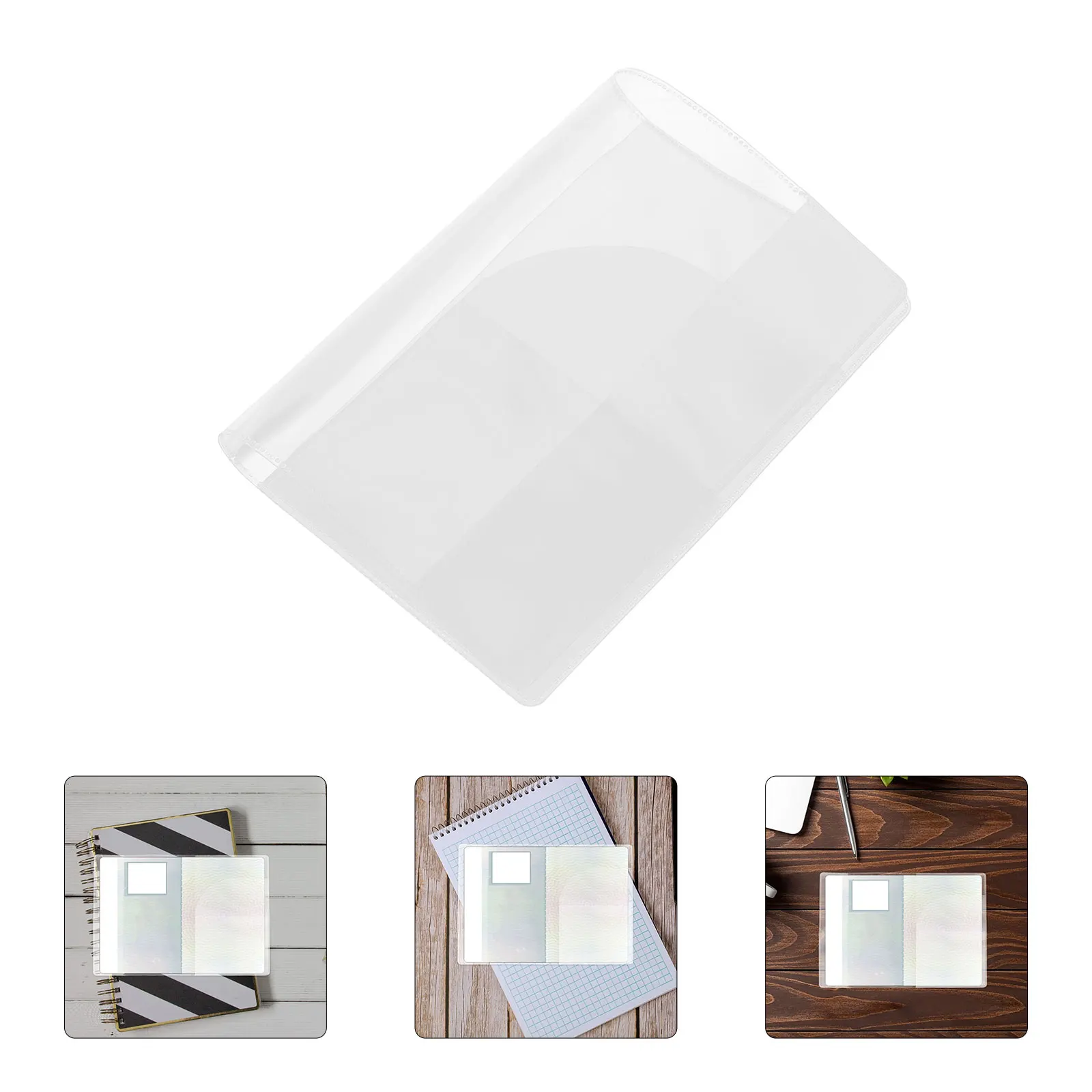 

5pcs Waterproof Holder Transparent Pvc Protector Travel Document Organizer Lightweight Sleeves For Airports Business Trips Clear