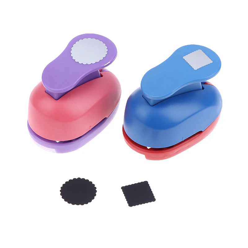 Stempel Grens Stempel Vorm Craft Punch Embossing Machine Ronde/Vierkante Perforator Getande Puncher Embosser DIY Tool