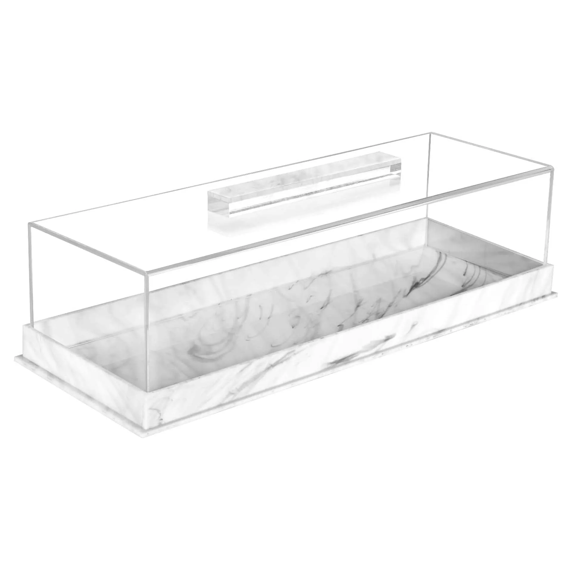 Elegant Bread Box With Cover 14 Inch Rectangular Cake Stand For Birthday Fruit Pastry Display Home Decor