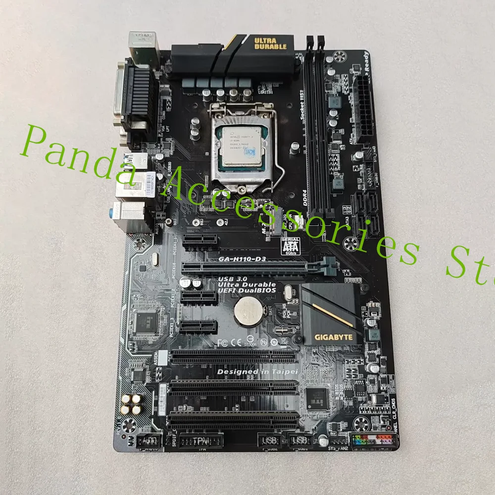 

Материнская плата GA-H110-D3 с поддержкой DDR4, USB 3.0, слотом PCI и COM-портом H110-D3