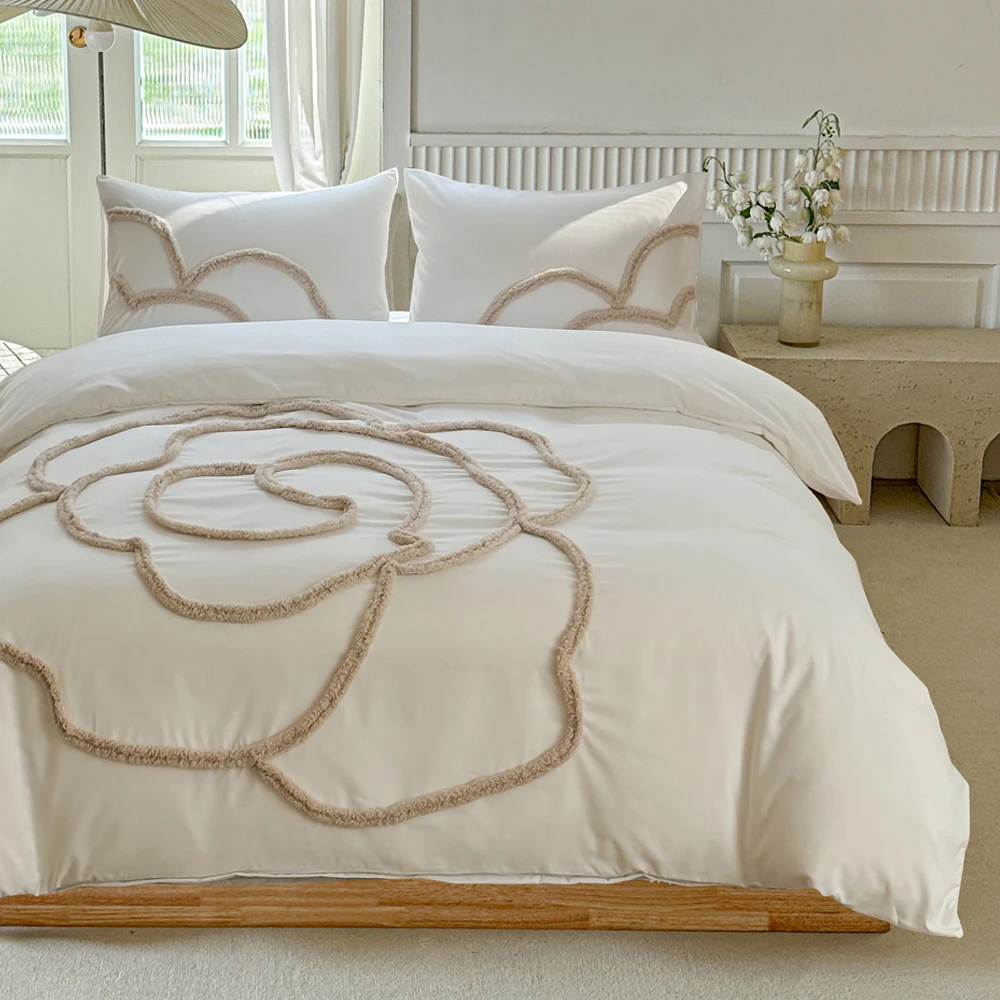Duvet Cover Bedding Set Twin Full Queen King Size 135x200 Nordic Quilt Cover 240x220 Double Single Floral Bed Linen 200x200