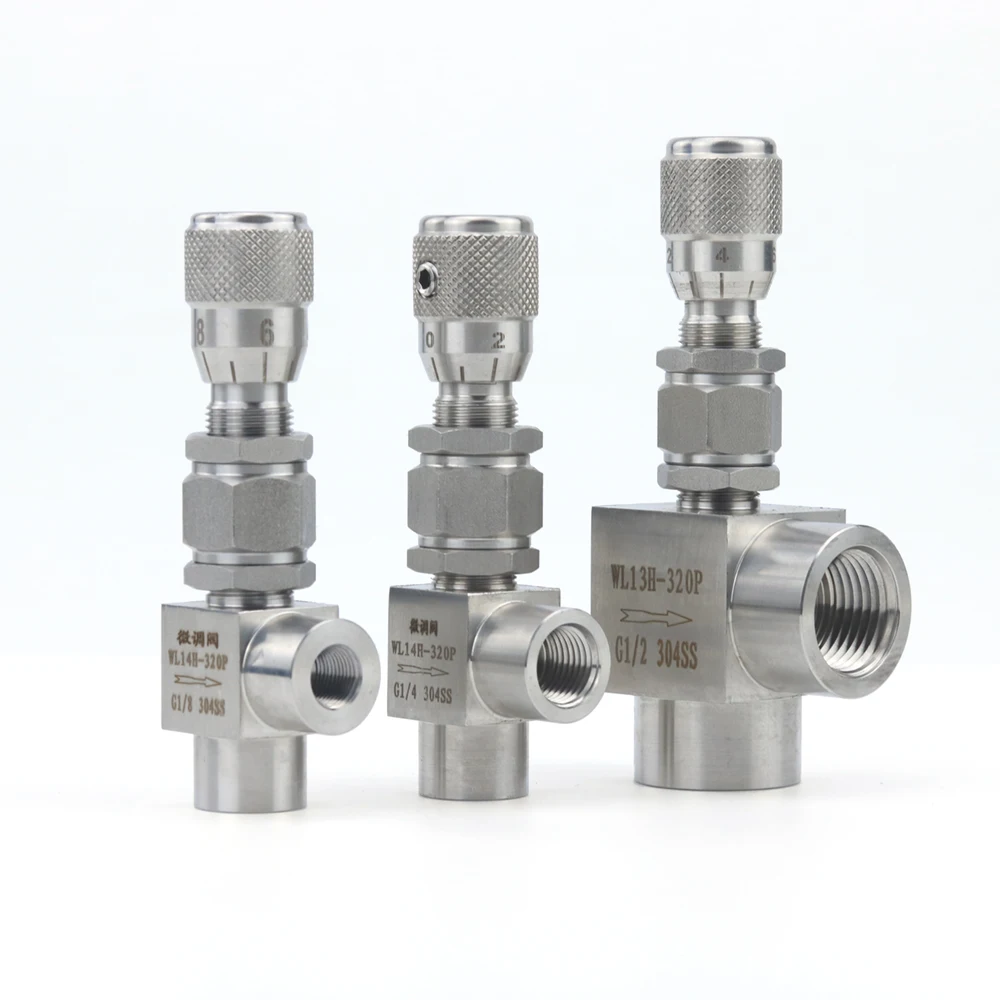 Stainless Steel 304 Needle Valve G 1/8