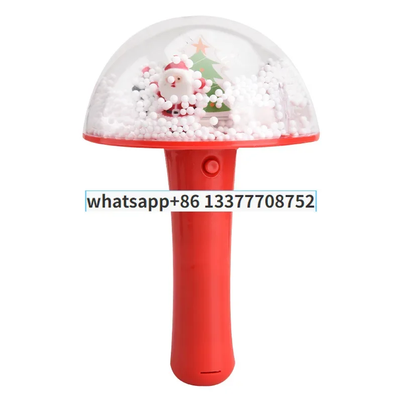 New Christmas new spinning ball Christmas children flash ball trendy LED hand-held toy lights