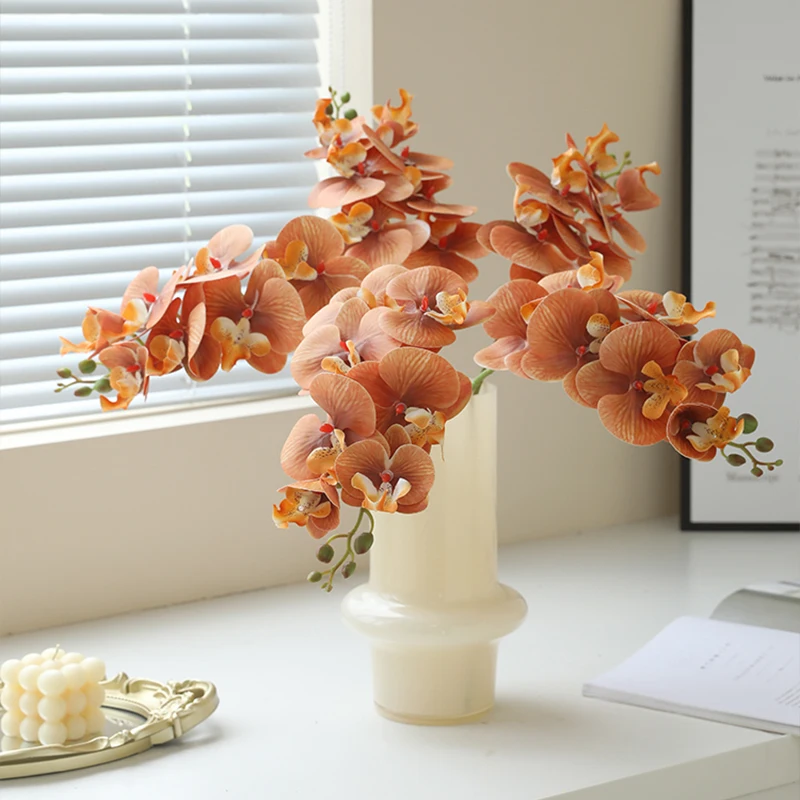 1PC, Simulation Touch Butterfly Orchid Luxury Home Decoration, Floral Arrangement, Wedding Setting, Butterfly Orchid