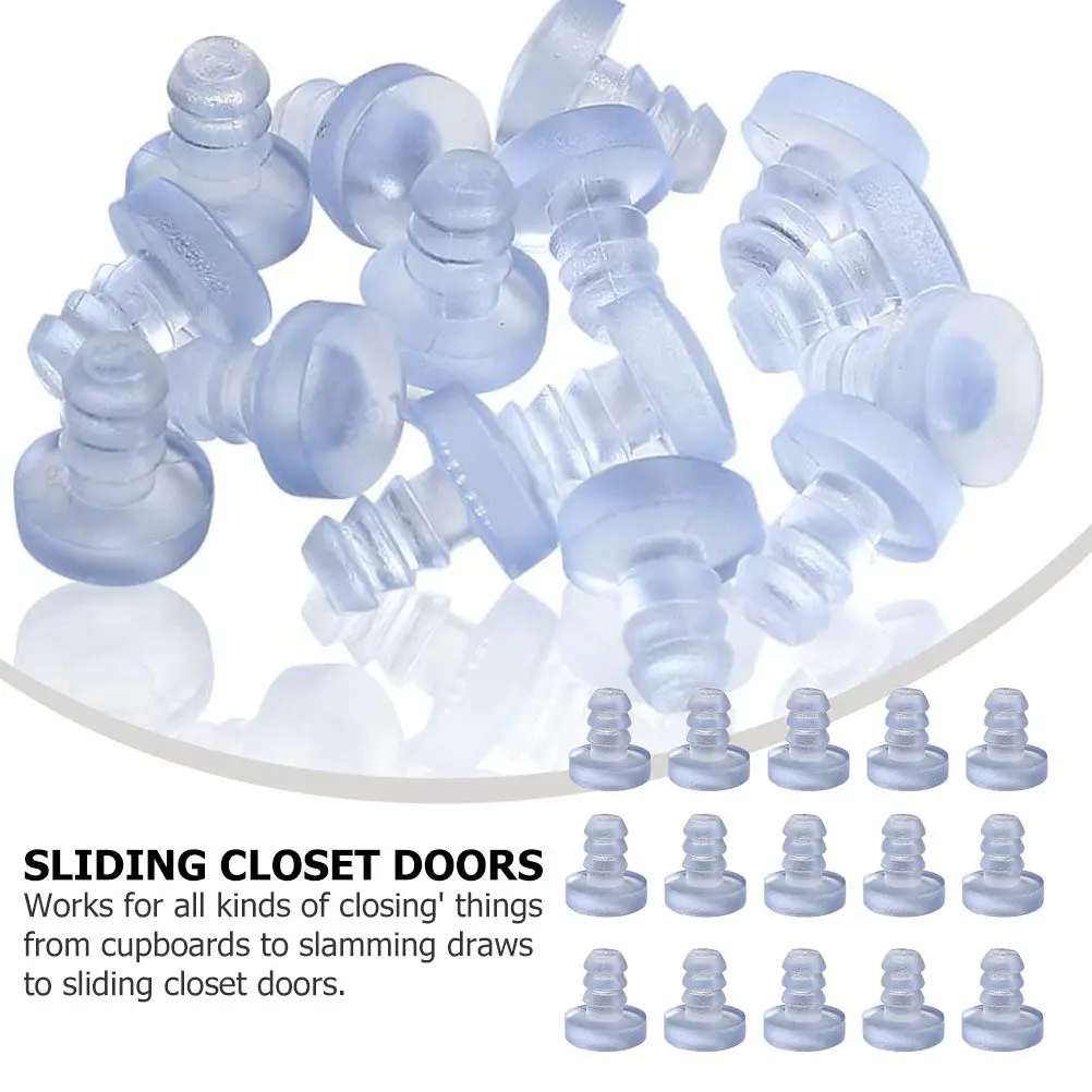 

100 шт. защитных резиновых бамперов для мебели, прокладок для шкафов и дверей, предотвращающих удары, встраиваемых бамперов для крепления к столу