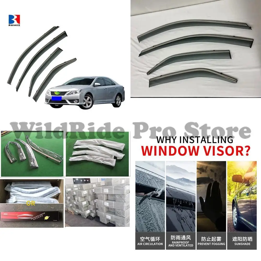 

1 set high quality OEM ventilation outlet deflector door visor for Toyota Camry 2012 2013 2014 2015 2016 2017 2018