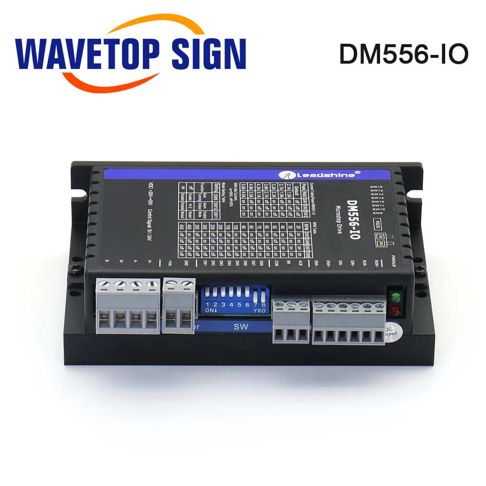 WaveTopSign Leadshine 2Phase Stepper Motor Driver DM542S DM556 M542 For Co2 Laser Cutting and Engraving Machine