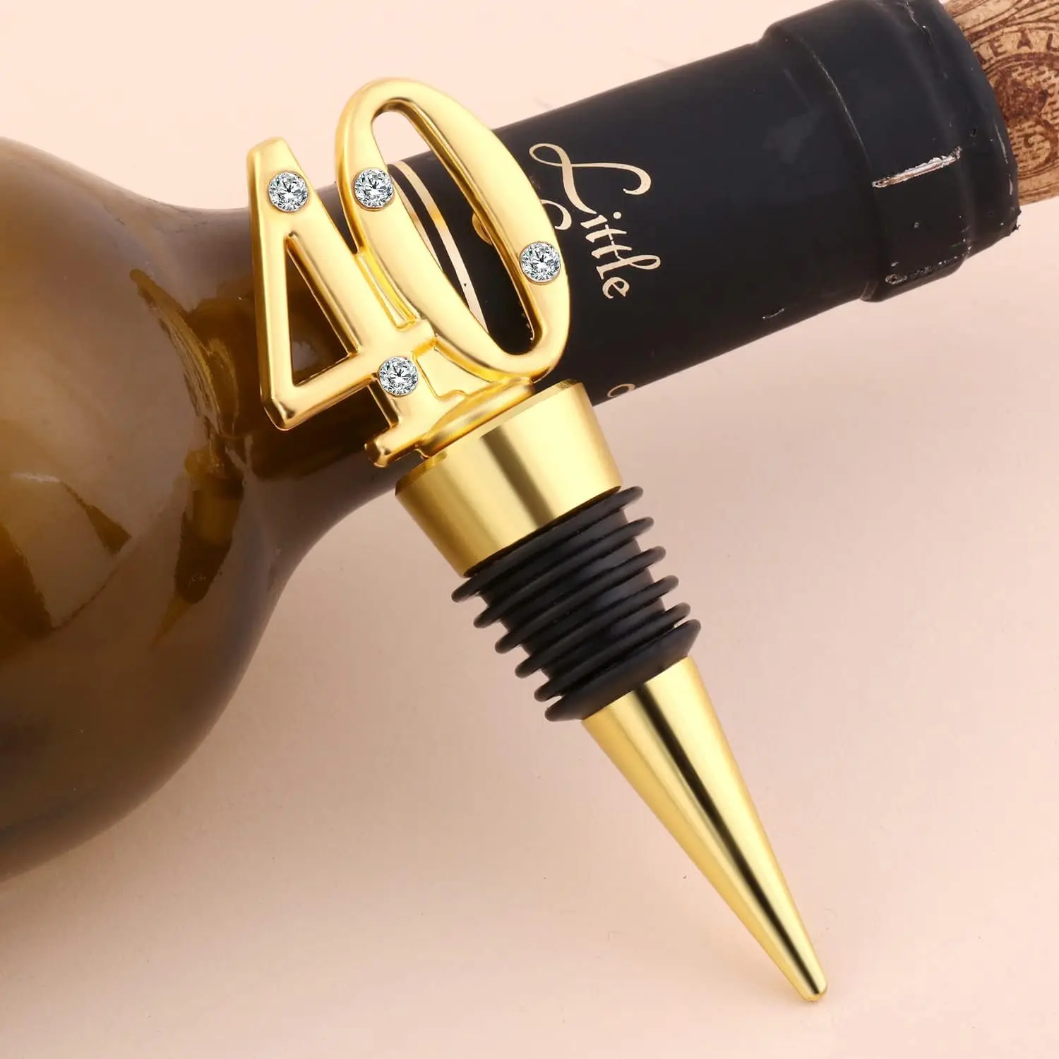 

24 Pack 40th Birthday Favors For Guests 40 Years Old Wine Bottle Stopper With Gift Box For 40th Wedding Gift Party Favor