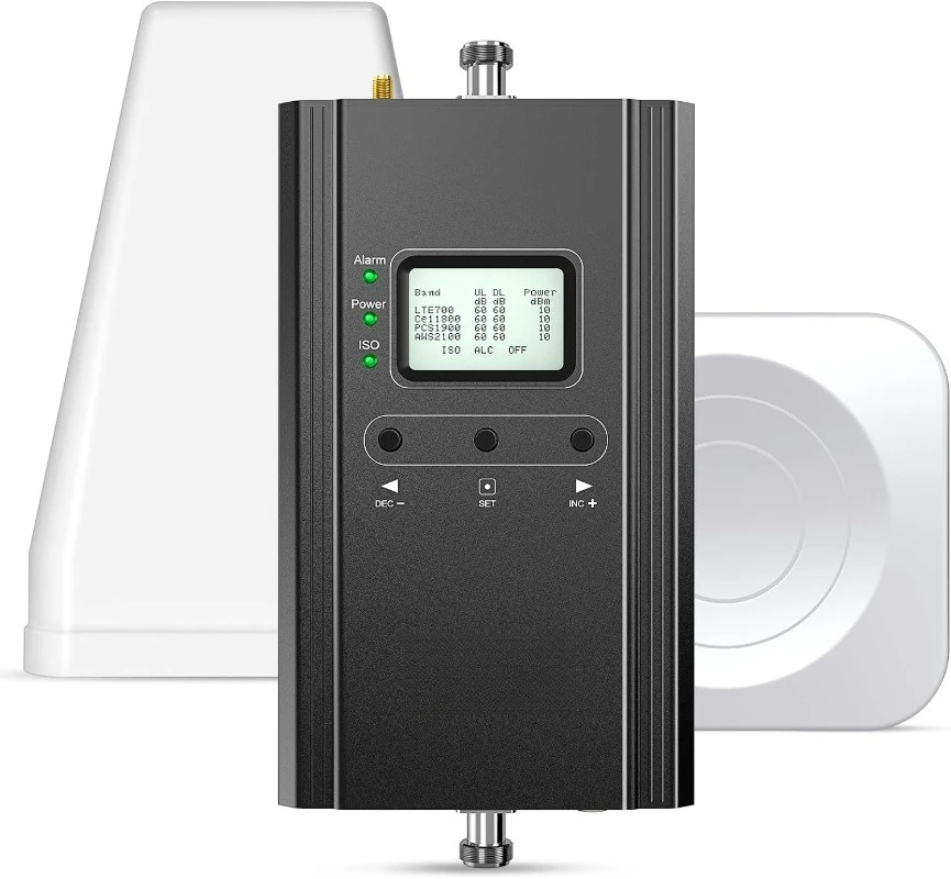 

Cell Phone Signal Booster for Home and Office, 4,000 sq ft, Boost 5G 4G LTE Data for Verizon AT&T and All U.S. Carriers, FCC App