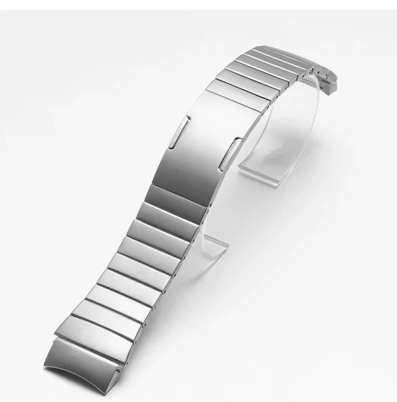 حزام نهاية منحني بدون ثغرات لساعة هواوي ، سوار فخم من الفولاذ المقاوم للصدأ ، سوار سريع التحرير ، مقاس ، GT4 ، 46 ، 22