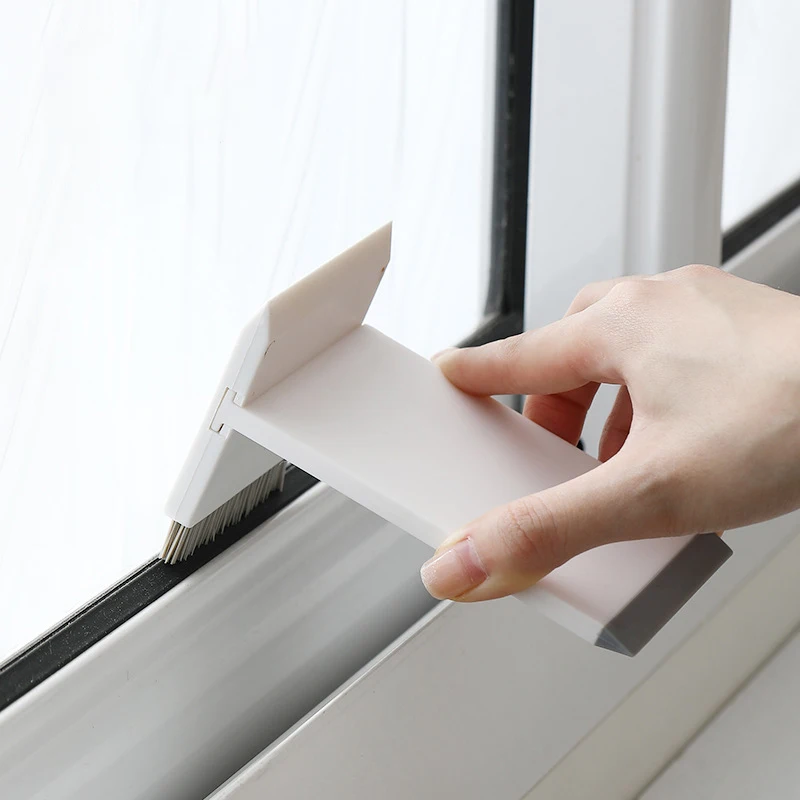 2 Stück/Set japanische Arbeitsplatten-Reinigungsbürsten, Wischerpads, Badezimmerspiegel, Arbeitsplattenwischer, Küchenwischen von Glasherdnähten