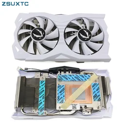 original 87MM GA92A2H Video Card Hearsink For ZOTAC RTX 2060 2060 Super white GTX 1660Ti 1660 Graphics Card Cooling Heatsink