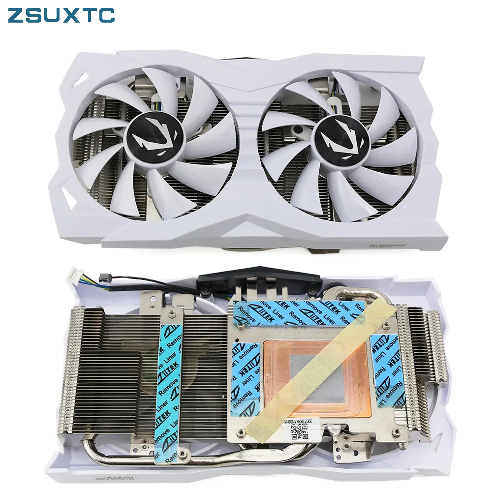 dissipador de calor de resfriamento da placa grafica original ga92a2h para zotac rtx 2060 2060 super white gtx 1660ti 1660 87 mm 01