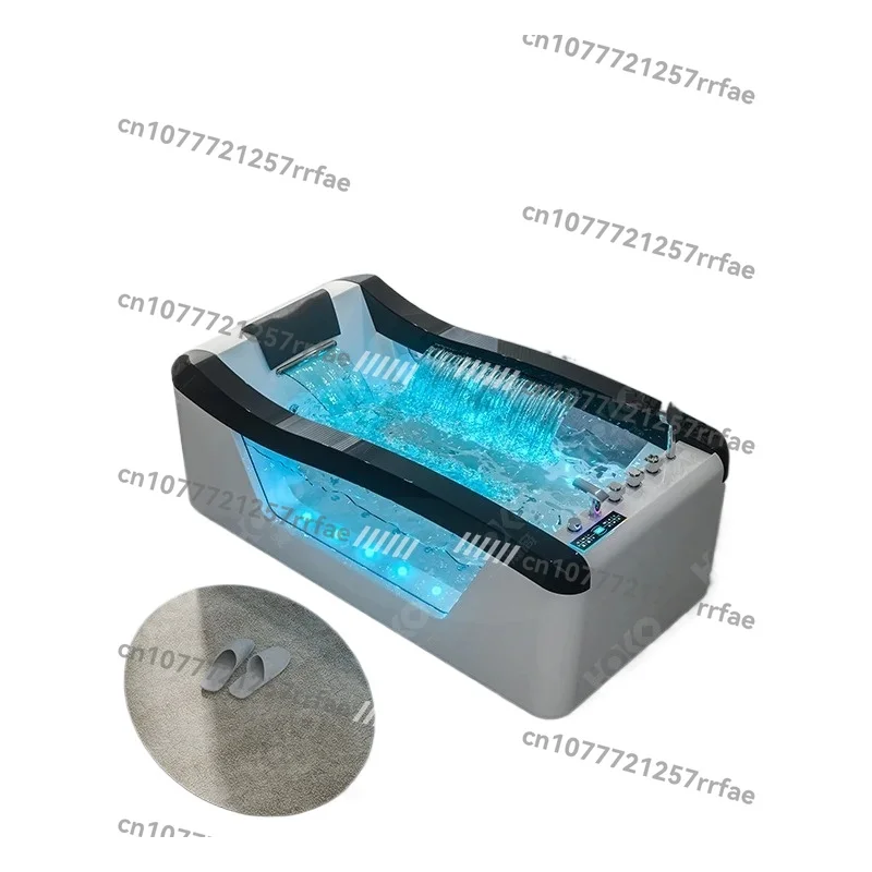 

Cylinder Hydro Bath with Light Emitting Diode and Waterfall Bath for Bathroom