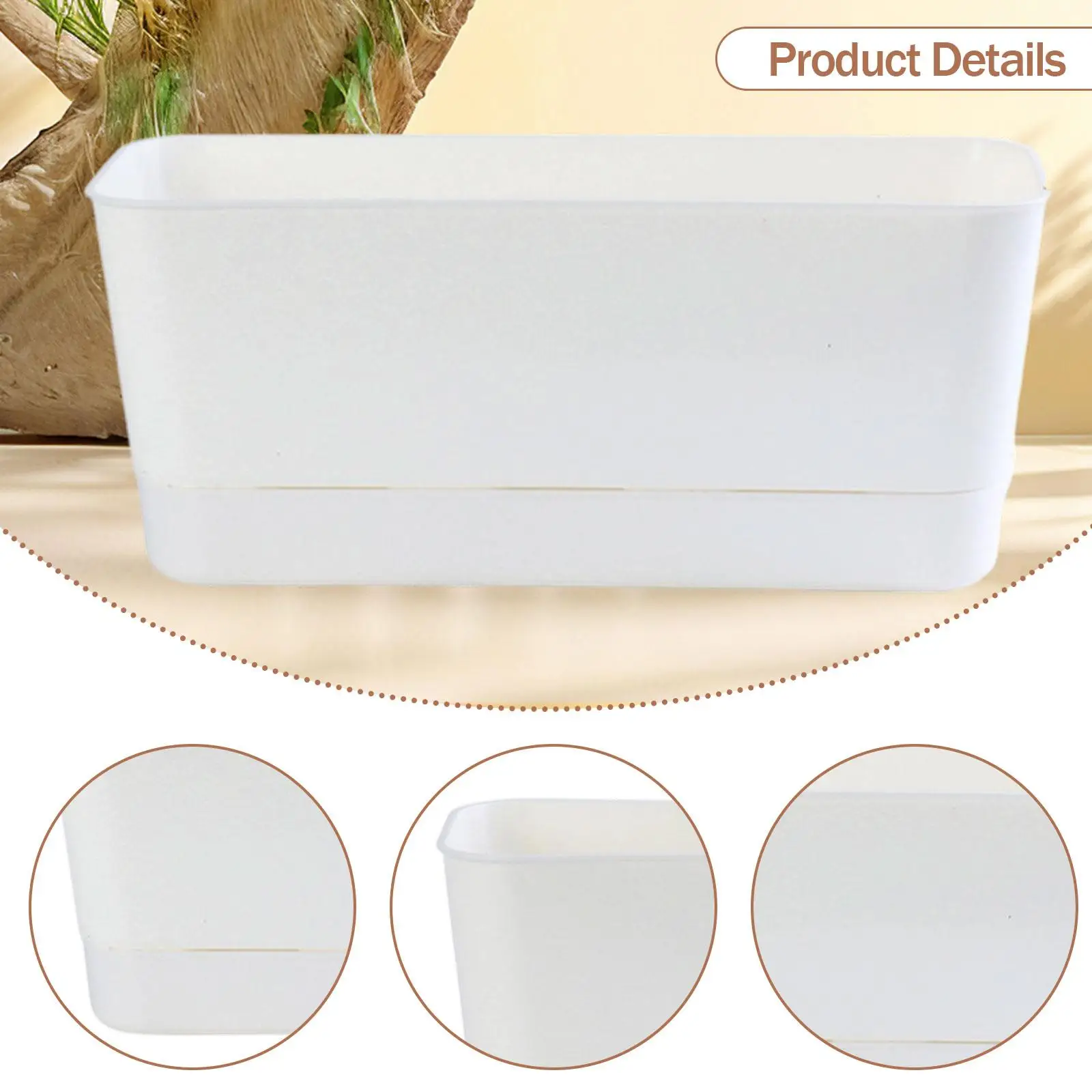 صلصة نافذة مربع متعددة الأغراض، صحن بسيط مرفق لساحة حديقة الفناء #5