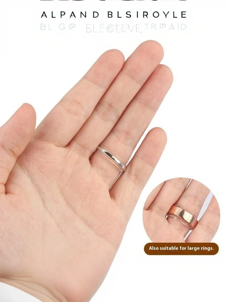 8 Sizes Silicone Ring Size Adjuster Resizer Anti-Loss Proof Invisible Ring Holder Retainer Shrinker For Rings Jewelry Tools