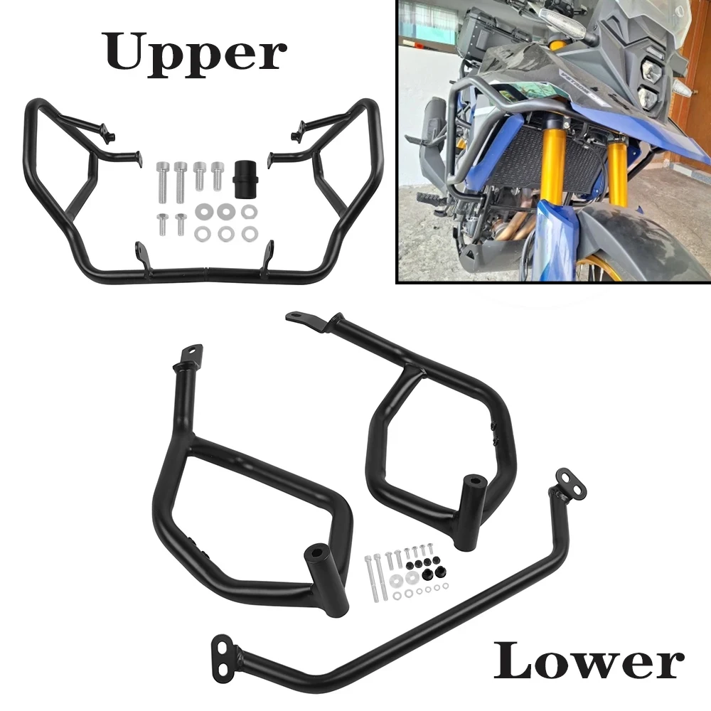 For Suzuki V-STORM 800DE VSTROM 800DE V-strom 800 de 2023 2024 Motorcycle Crash Tank Bars Engine Guard bar Bumper Protector