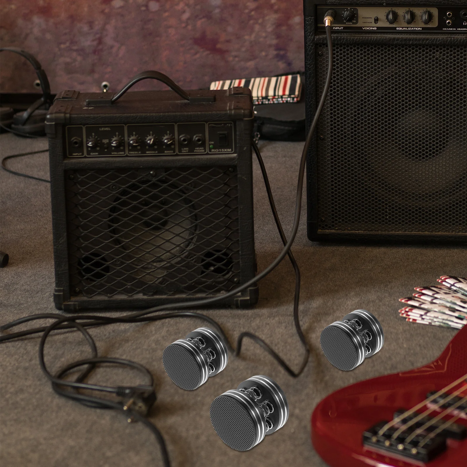 

4Pcs Speaker Isolation Pad Heavy Duty Spring Mount for Speakers Subwoofers Hifi Systems Floor Protector Anti Vibration Feet