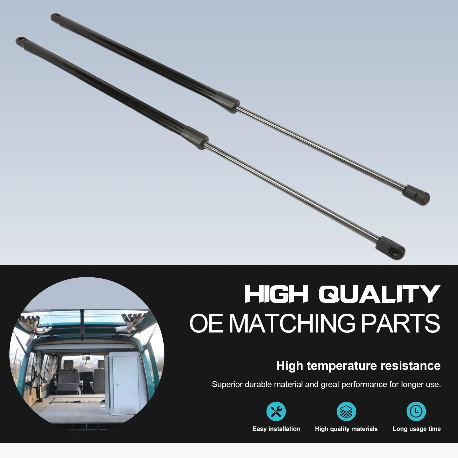 

Bicycle Carrier Tailgate Boot Gas Damper for Transporter T4 1992-2003 MK IV 1200N Boot Struts Bicycle Carrier Lifting Supports