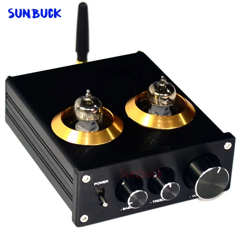 Sunbuck DC12V power supply 4.2 Bluetooth HIFI front 6J1 tube amplifier