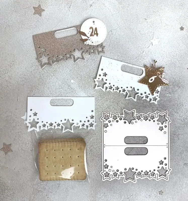 

Star shaped bag handle Metal Cutting Dies Mold Scrapbooking Paper Cards Craft Mould Blade Punch Template Embossing Stencils 1PCS