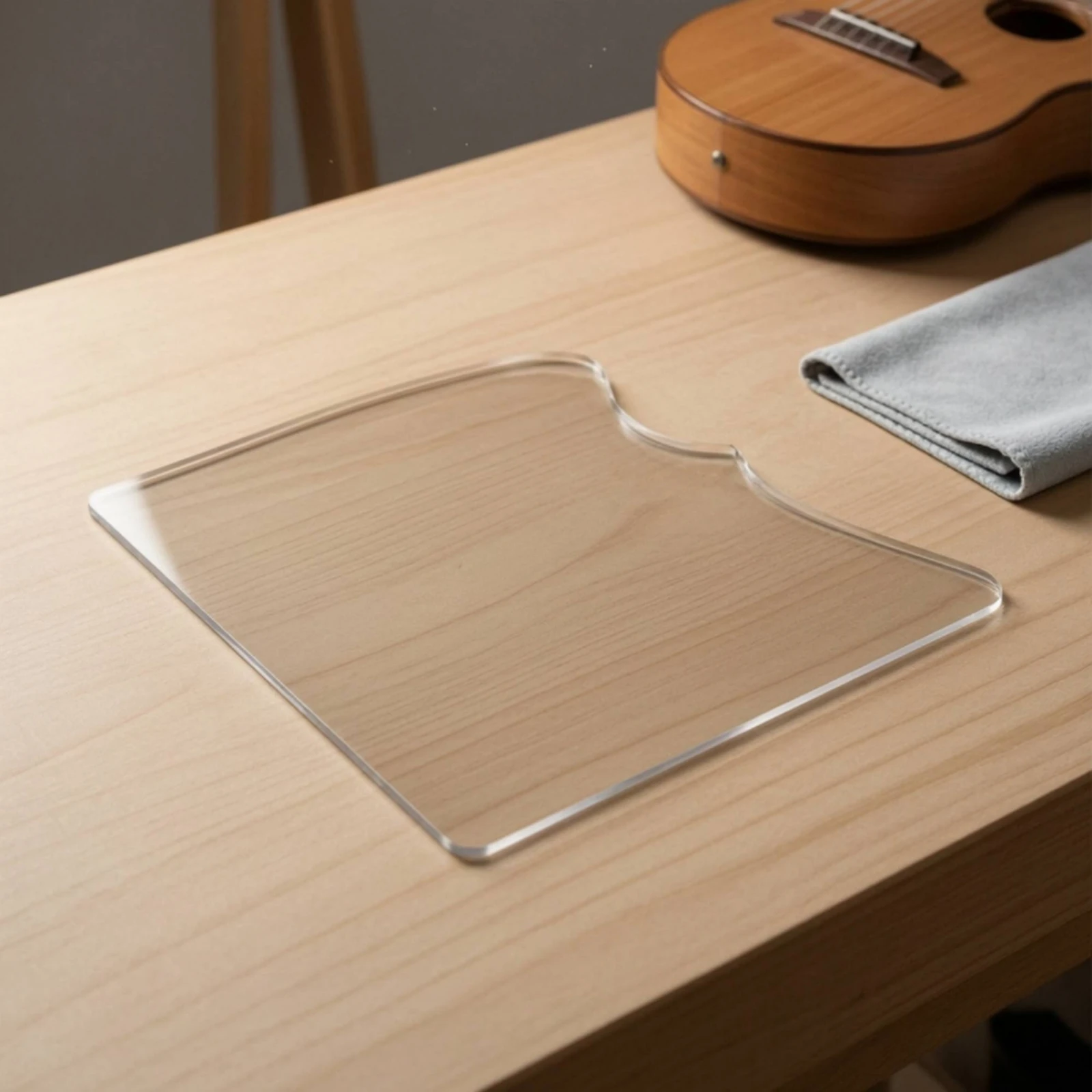 Pipa Guard Safeguarding Zhongruan Guard Panel Protector Removable for Instrument Practice, Performance