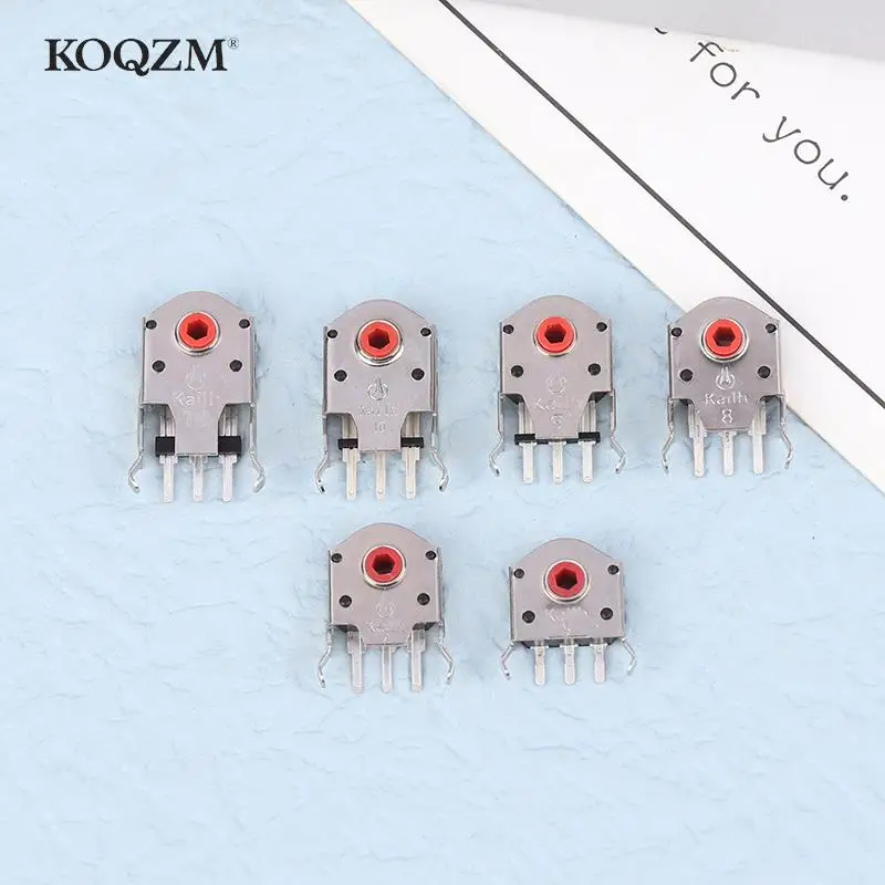 Sangat akurat Decoder 5mm ~ 11mm inti merah Rotary Mouse Scroll Wheel Encoder 1.74mm lubang untuk PC Mouse Alps Encoder 800,000 Life