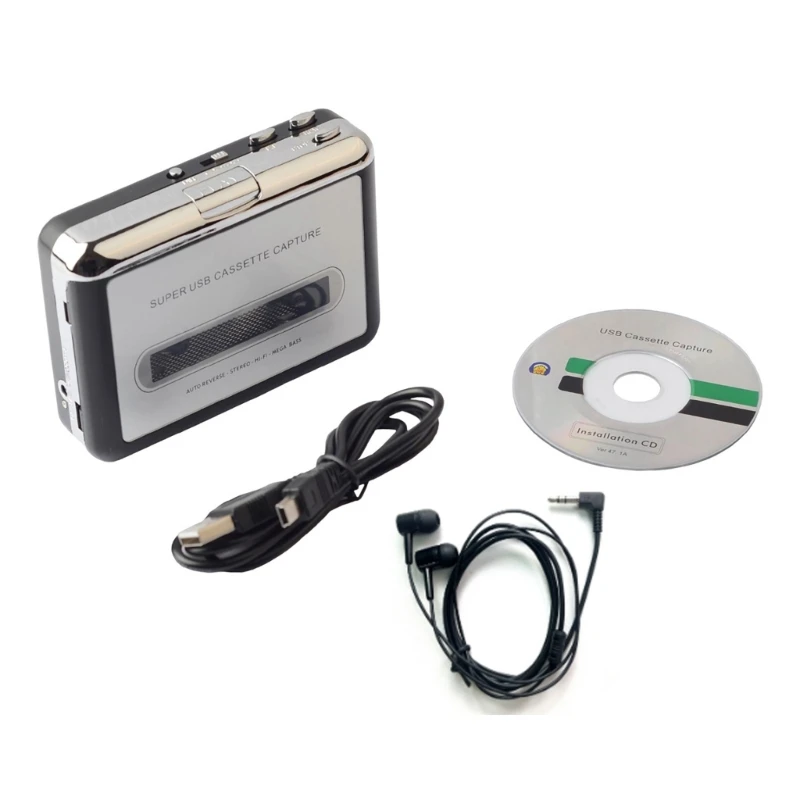 Portable Cassette Player USB Cassette Tape Player Cassette to MP3