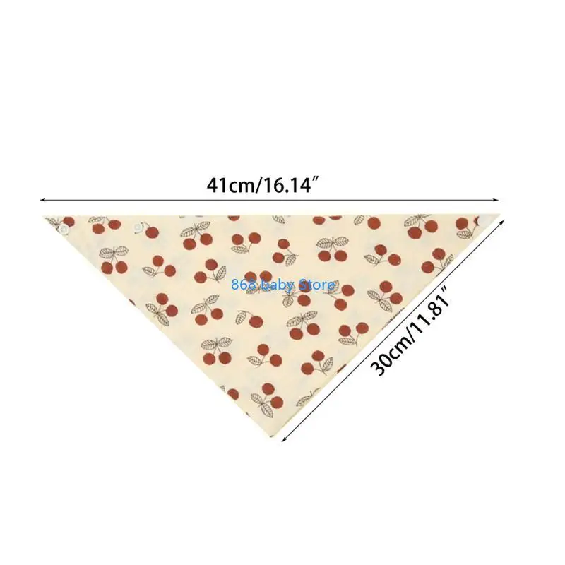 29EE مريلة قطنية قابلة للتنفس للأطفال من قماش التجشؤ مريلة للرضاعة ومنشفة لعاب الطفل مريلة للتسنين #6