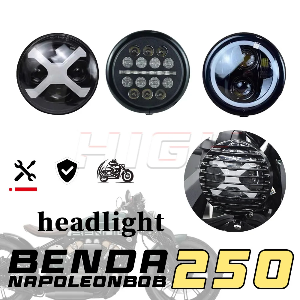 

BENDA NAPOLEONBOB 250 napoleonbob 250 ретро круглая фара в сборе