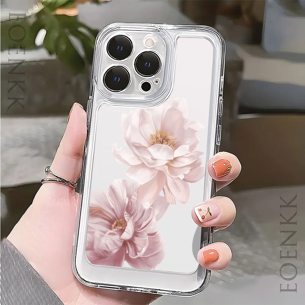 Case For Samsung A55 Cases Galaxy S24 Ultra Case Flower Soft Silicone Case For A15 A35 A34 A54 A33 A53 S23 FE S22 S21 Plus Cover