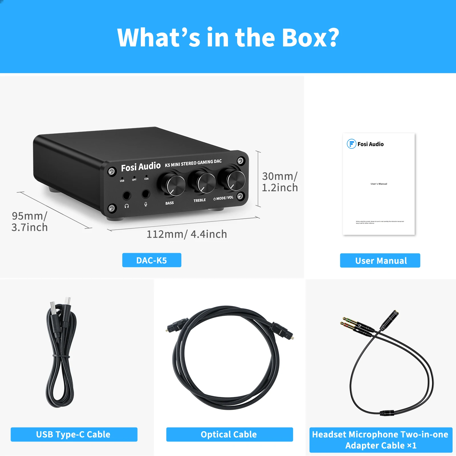 Fosi-USBビデオゲームオーディオ,マイク付きヘッドセット,オーディオアンプ,デスクトップ電源用ACアダプター