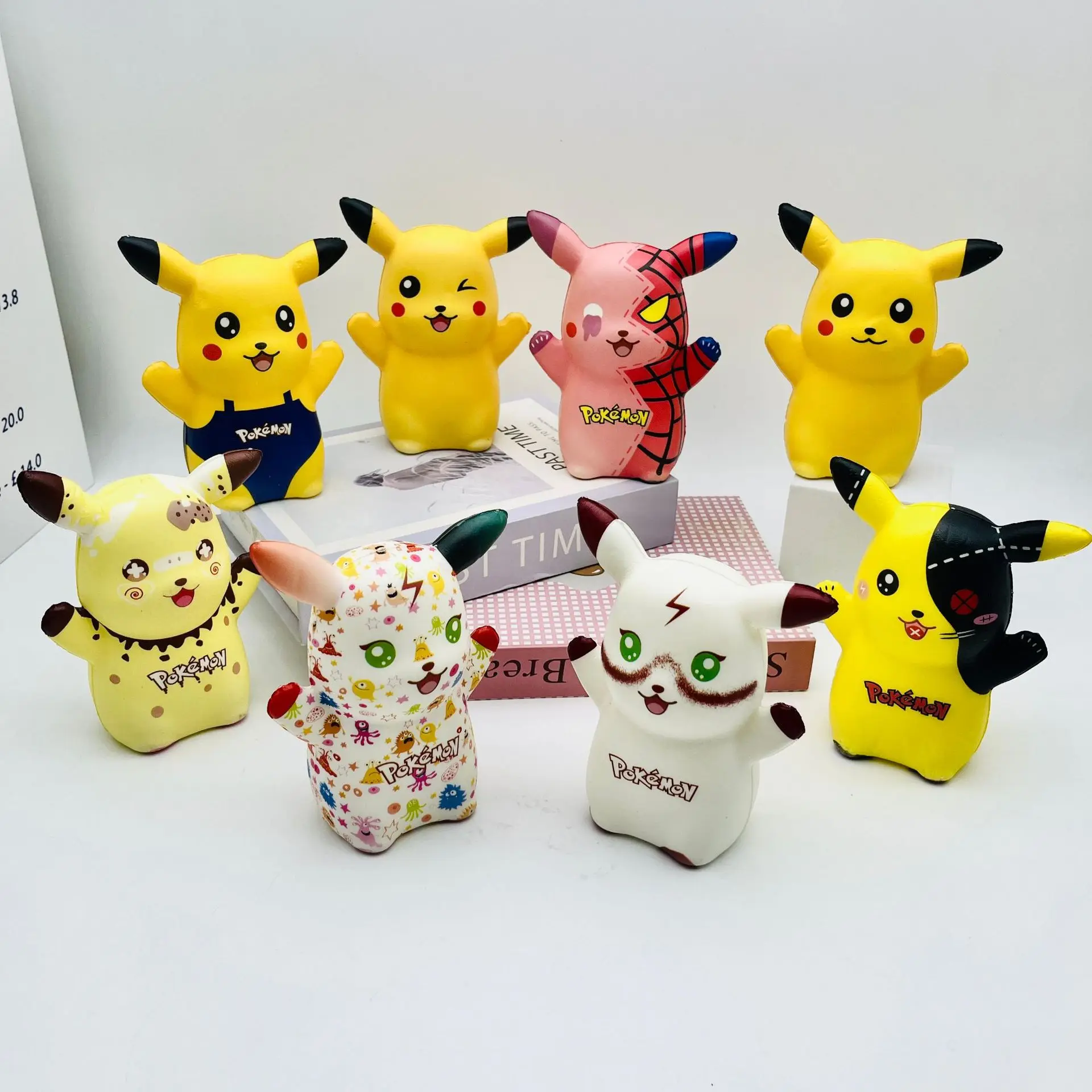 New model Pikachu Pinch Music Stress Relieving PU Slow Rebound Toy Creative Stress Relieving and Ventilating Toy Stress Relievin