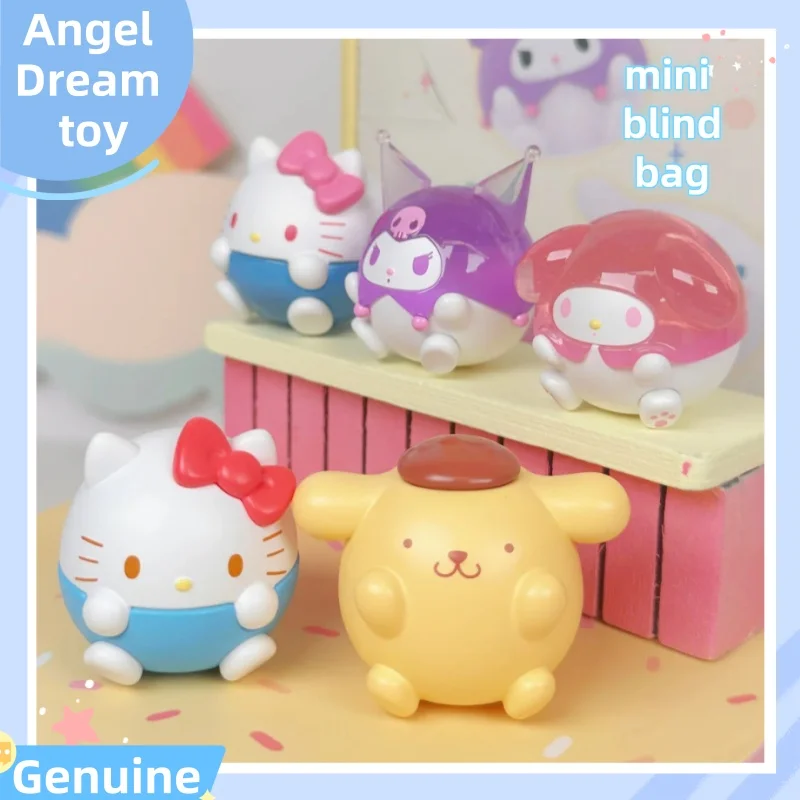 

Genuine In Stock Sanrio Round And Round Series Blind Bag Mini Vinyl Blind Box Ornaments Toy Dolls Fans Children Birthday Gift