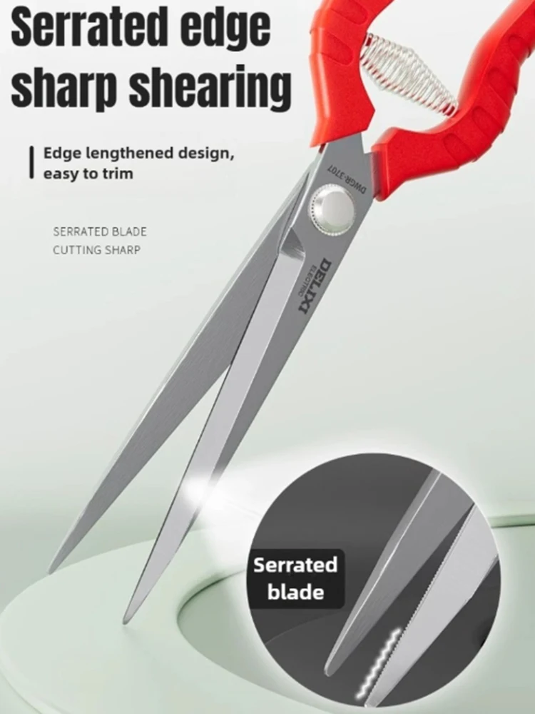 Gardening Hand Pruner Micro-Tip Pruning Snips Leaf Trimmer Straight Fruit Picking Scissor Plants Garden Scissors Pruning Shears