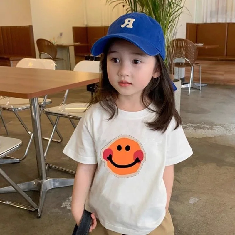 

2024 Summer Hot Sale Children Cartoon Pure Cotton T-shirt Fashion Printing Boys T Shirt Girls Tops Tees Cartoon Kids Clothes 3