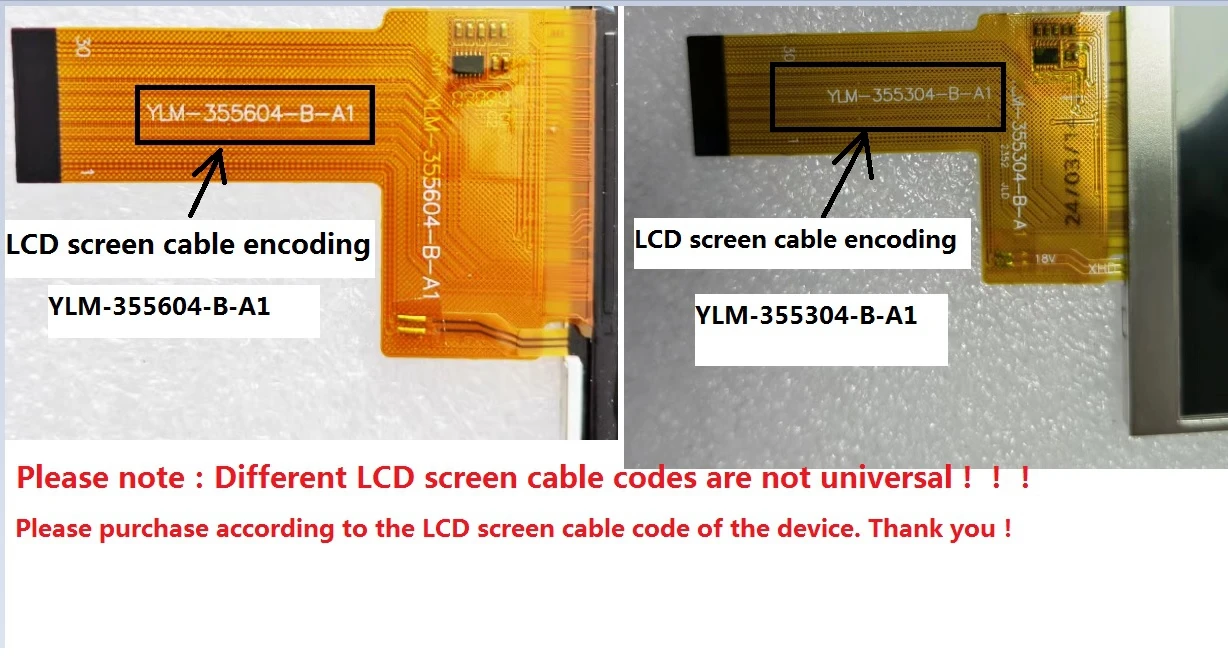 Pantalla LCD de repuesto para ANBERNIC RG351V, RG353VS, RG35XX, RG353V, WL-355608-A8, YLM-355304-B-A1, YLM-355604-B-A1