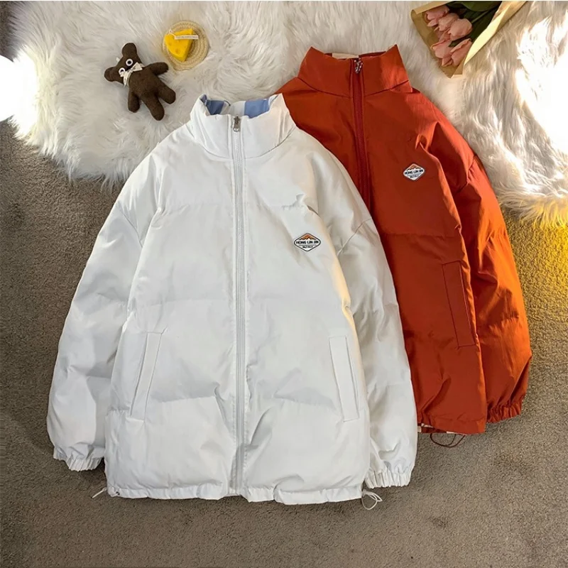 

Новое поступление, женское двустороннее носимое клетчатое зимнее утепленное пуховое пальто большого размера