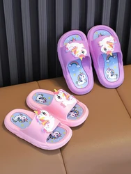 Children's slippers Girls cool cute little Pegasus slippers home indoor non-slip bath outdoor