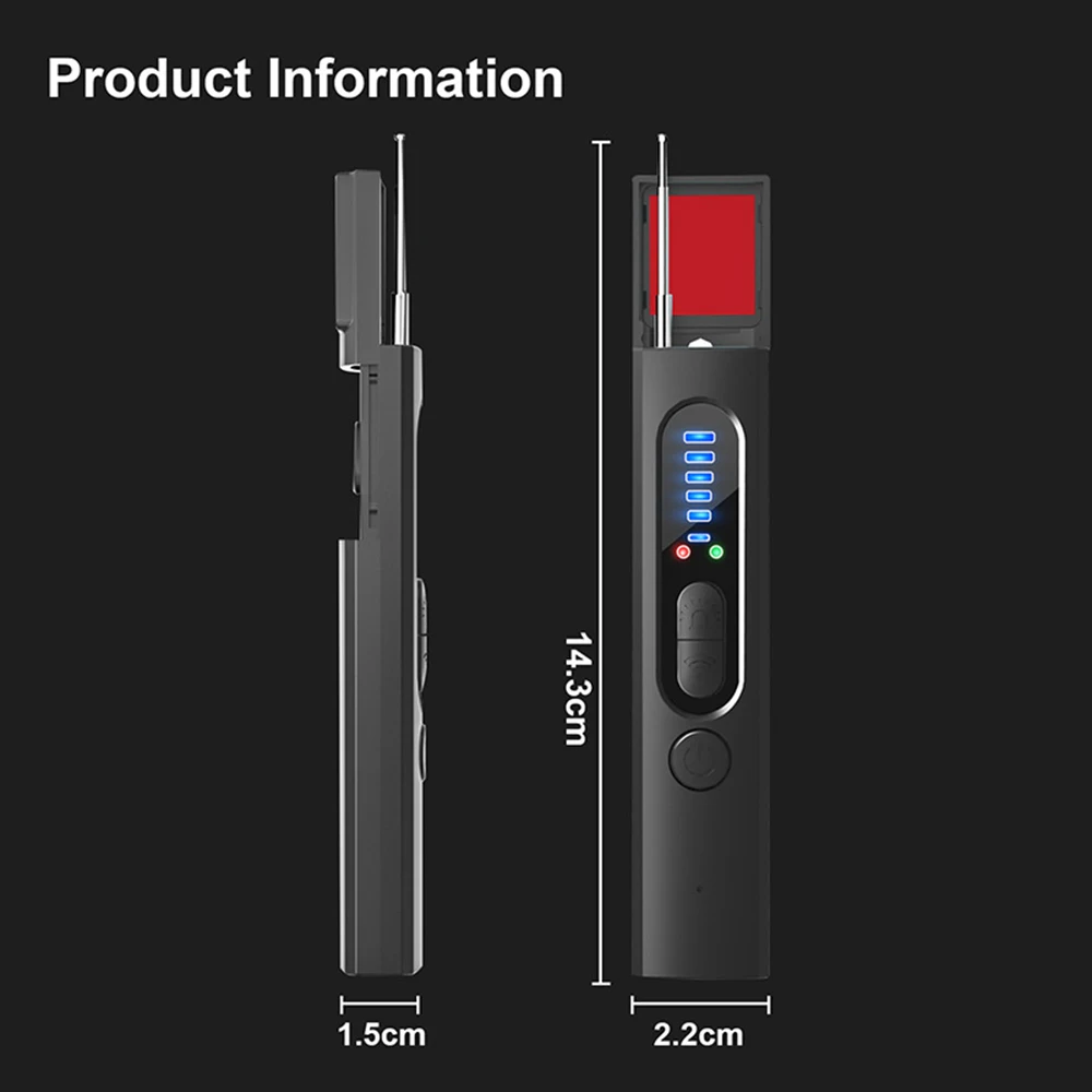 Infrared Camera Detector Protective Alarm Multi-function Mini Wireless Wifi Tester Gps Signal Device Scanner Detector