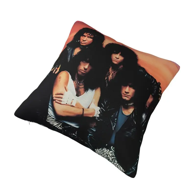 Custom Kiss Rock Roll Luxury Pillow Cover Gorgeous Metal Heavy Band Chair Cushion