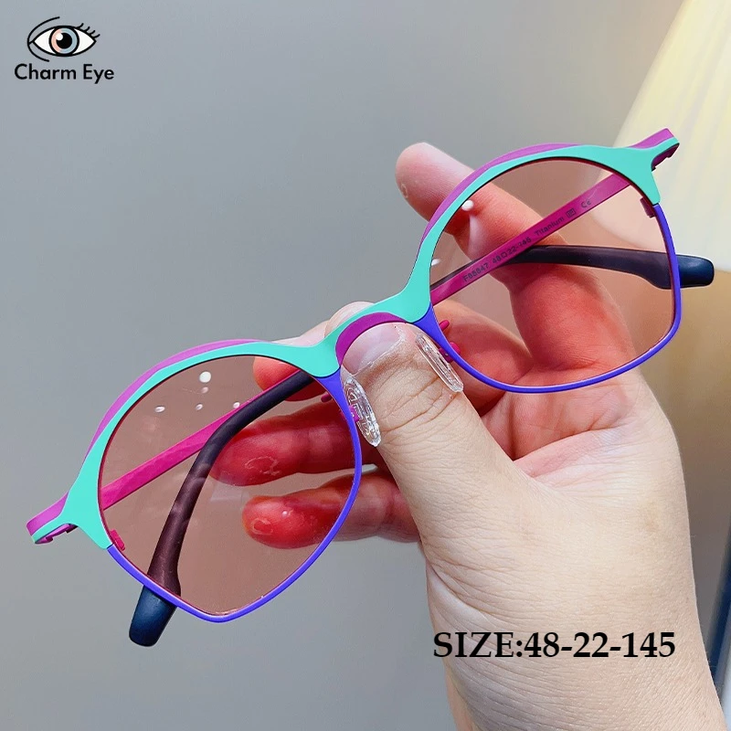 

Retro Cat Eye Sunglasses Women Fashion Ultra Light Pure Titanium Frame Outdoor Handmade UV400 Polarized Driving Sun Glasses Men