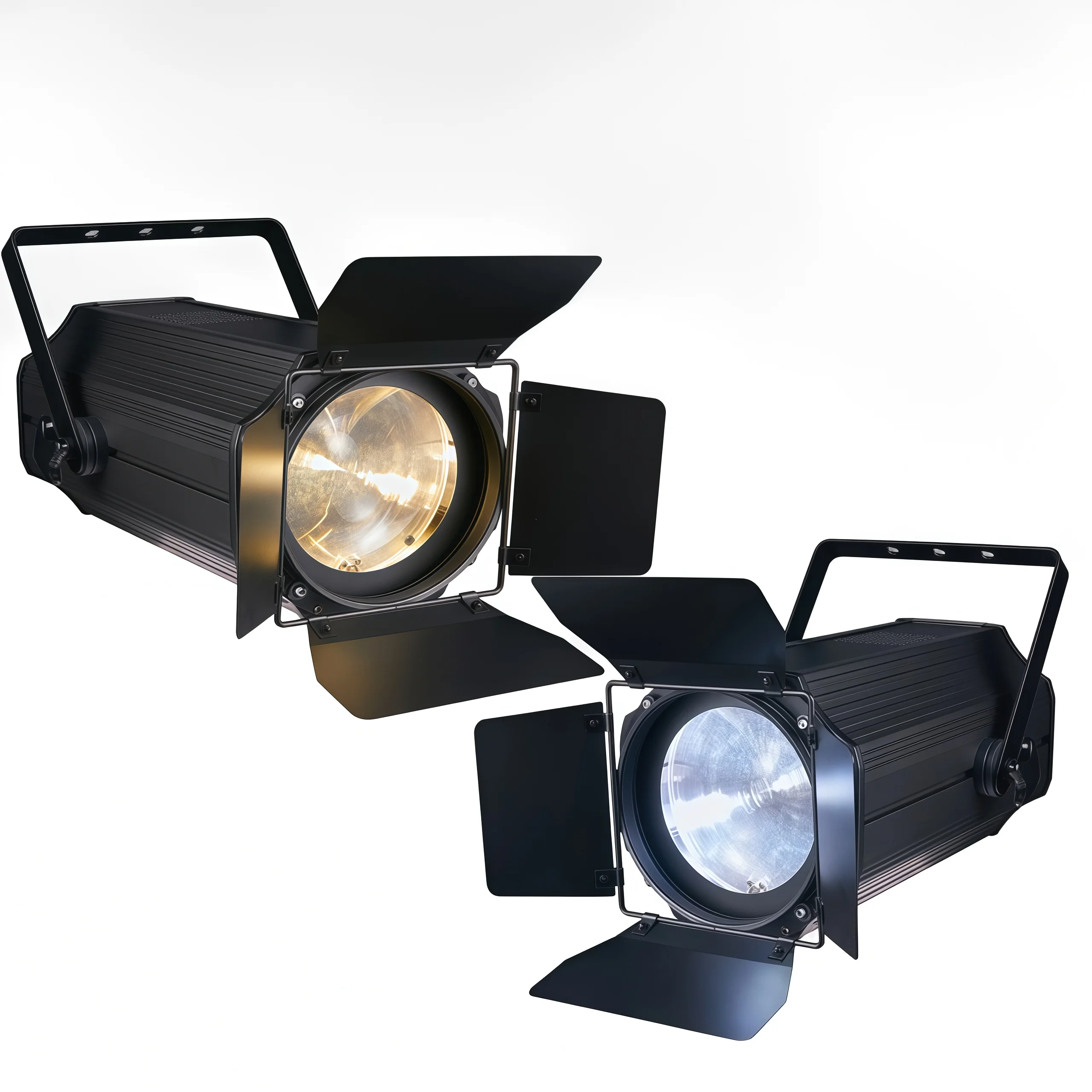 

Светодиодные зум-прожекторы LED Par 200W COB, угол луча 5-50 градусов, теплый белый и холодный белый свет 2-в-1, 3200K-7500K, диммируемый сценический светильник, DJ стробоскоп