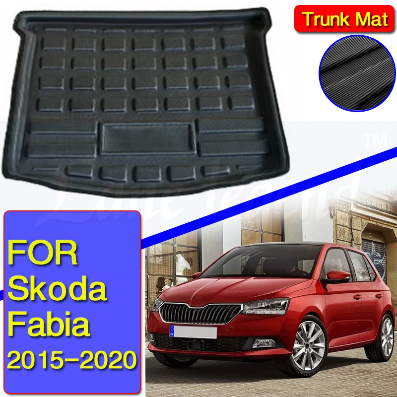 

Fit For Skoda Fabia Hatchback 2015 2016 2017 2018 2019 2020 Boot Liner Rear Trunk Mat Cargo Tray Floor Carpet Mud Kick Protector