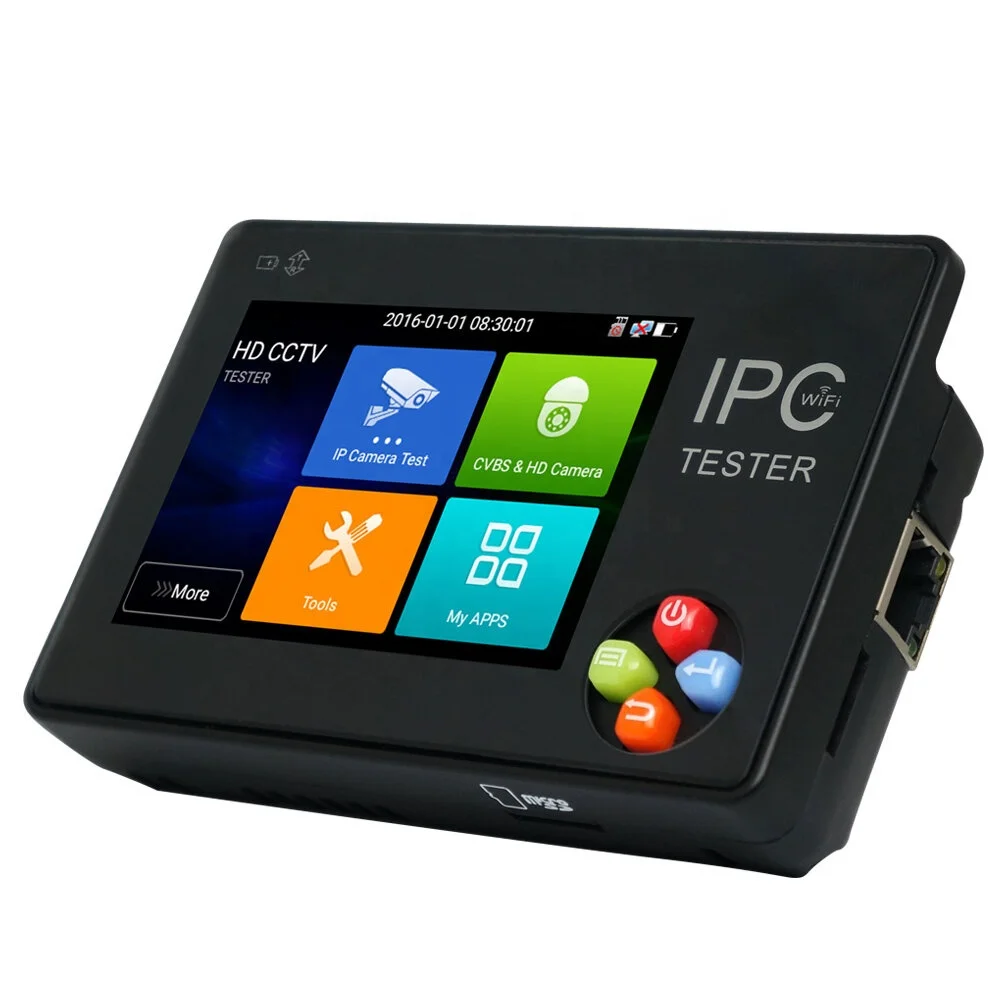 AHD CVI TVI PTZ WIFI 12V1A Output 4K 8MP IPC CCTV Tester 3.5 Inch IPC-1600ADH Plus Monitor IP CVBS Camera Tester