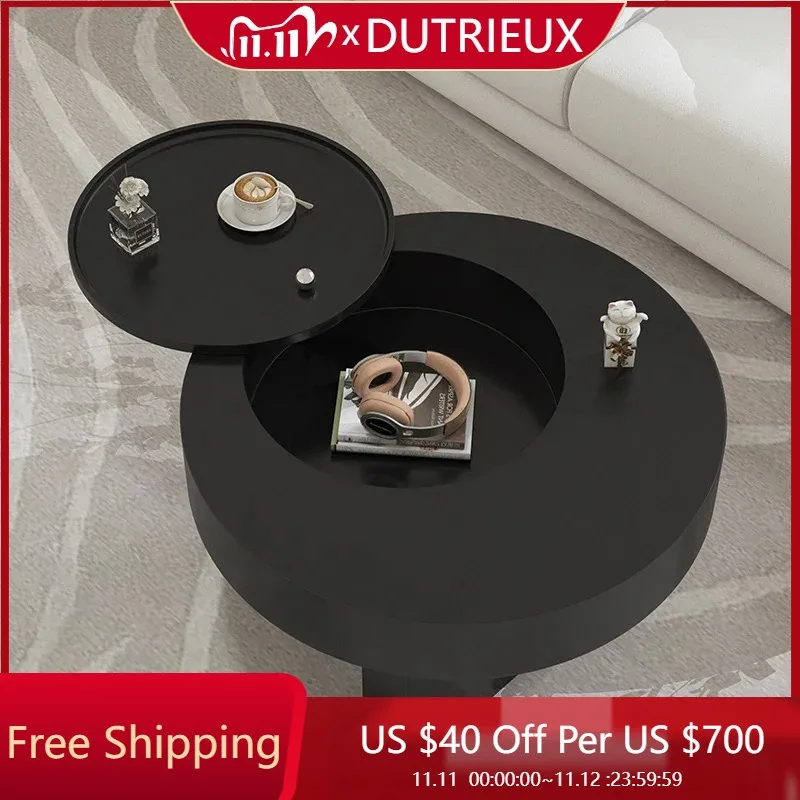 

Professional Trendy Coffee Table Modern Italian Space Saving Center Side Table Design Storage Mesas Bajas Living Room Decoration